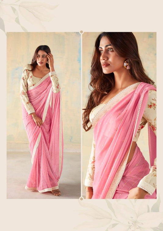 Georgette Party Wear Saree